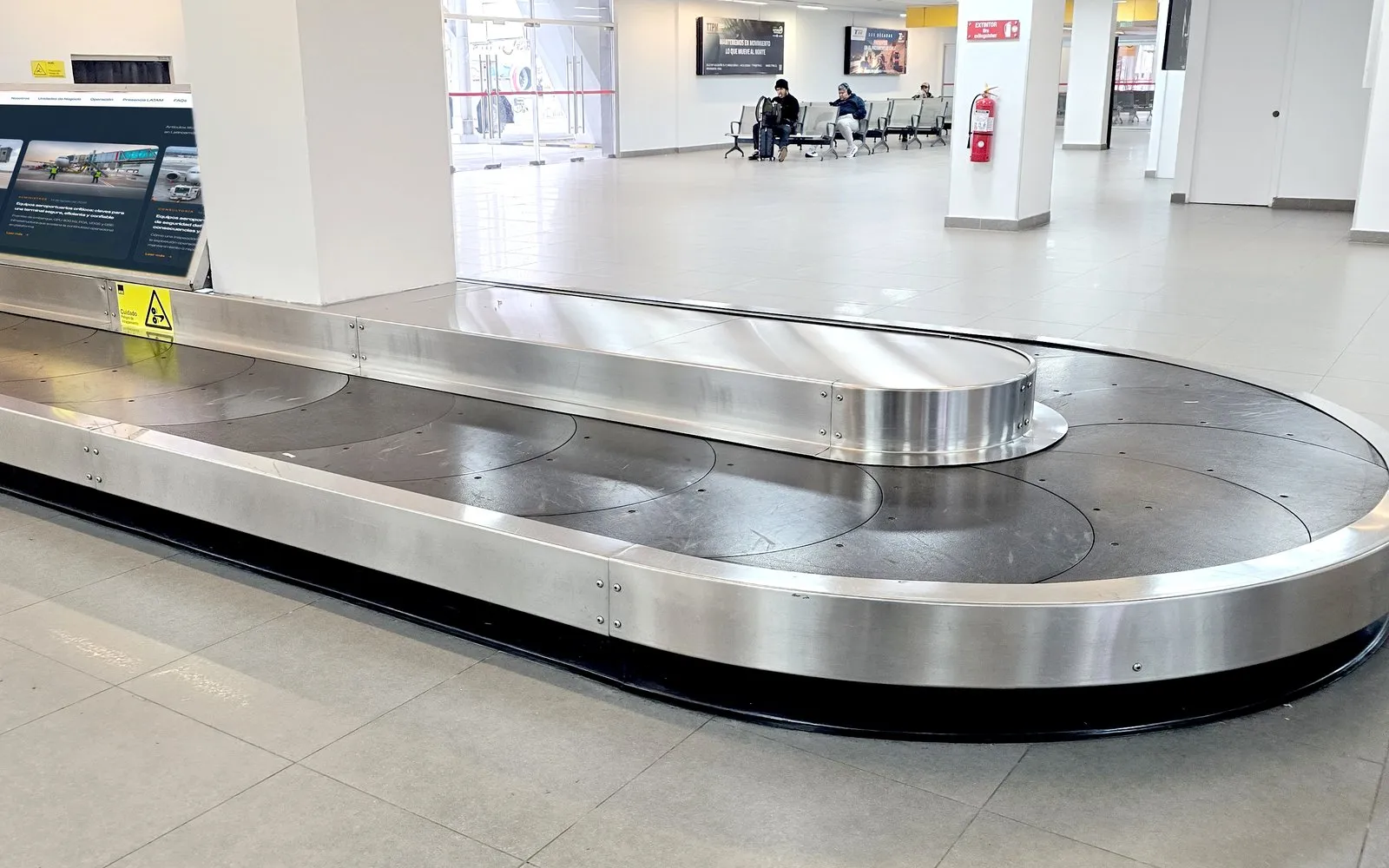 Baggage handling system (BHS) carousel in a passenger terminal