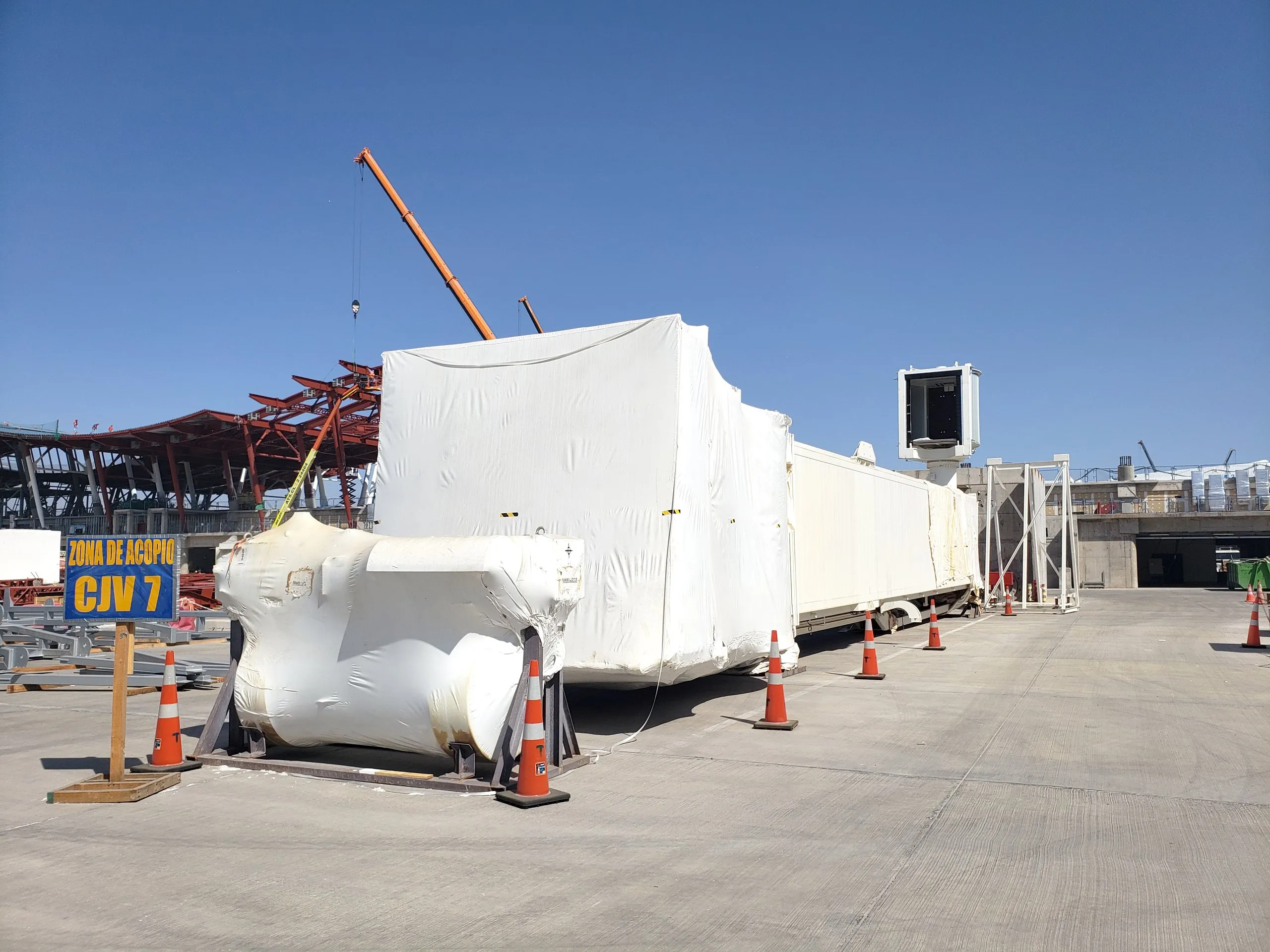 Supply of a new boarding bridge for an international airport