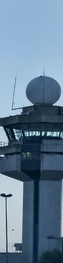 Airport control tower in Brazil